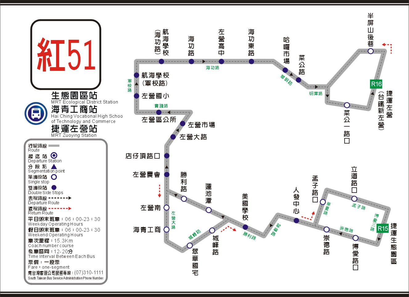 R51 Routemap